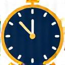 24/7 Clock Icon